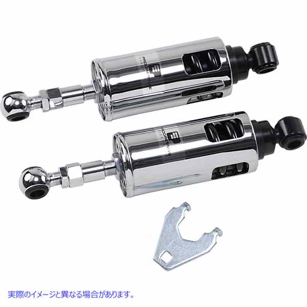 取寄せ 422シリーズショック プログレッシブ サスペンション 422 Series Adjustable Shocks - Chrome - Heavy-Duty 422-4001C 13100854