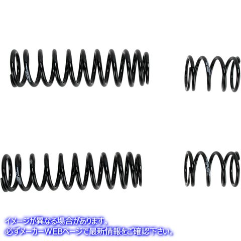 取寄せ ショックスプリング - 13シリーズ - ブラック - 65-130 lb/in プログレッシブ サスペンション Shock Springs - 13-Series - Black - 65-130 lb/in 03-1321B PS1321B