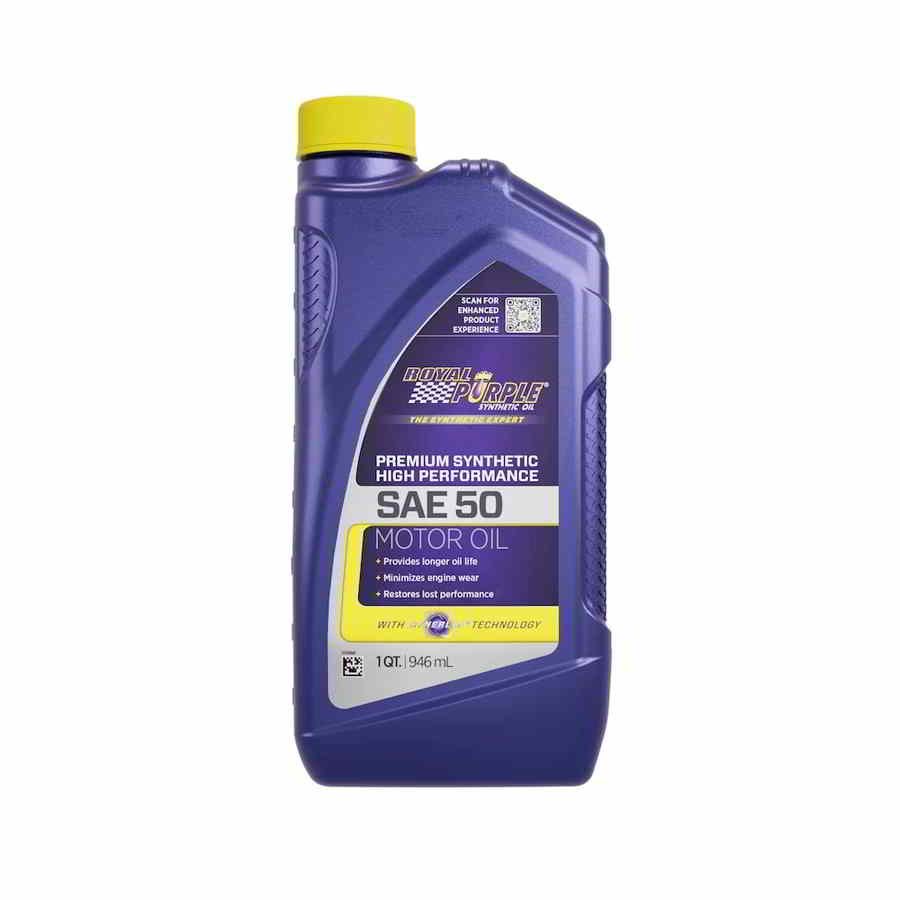 ロイヤルパープル SAE 50 ハイパフォーマンスシンセティック エンジンオイル 946ml 高性能合成 シングルグレード 1QT [PARTS DEPOT pdkrsh rp01050 4580443491567 ]
