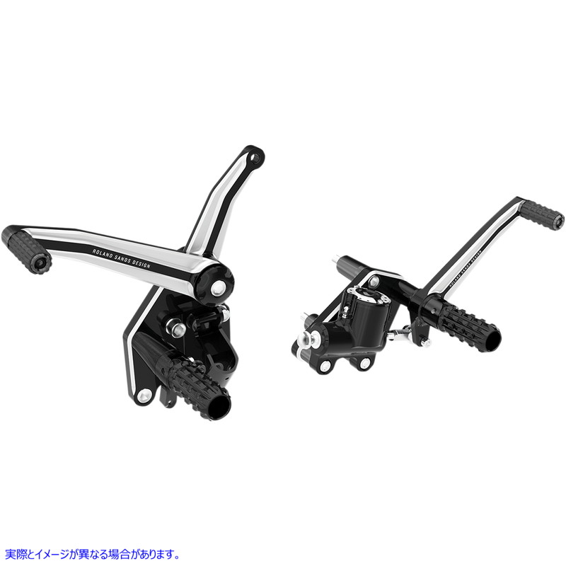 取寄せ Softail Forward Controls RSD ローランドサンズデザイン Forward Control - Contrast Cut - '00-'16 Softail 0035-1146-BM 16220494