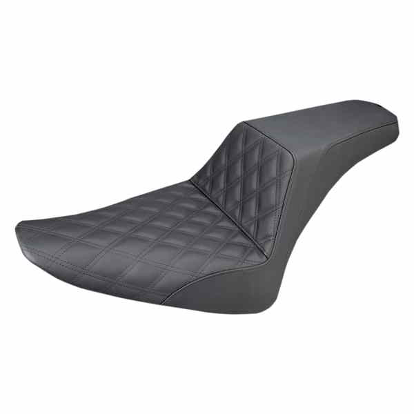 取寄せ ステップアップシート - フロントラティスステッチ サドルマン Step-Up Seat - Front Lattice Stitch - Black - FLS 812-26-172 08011085