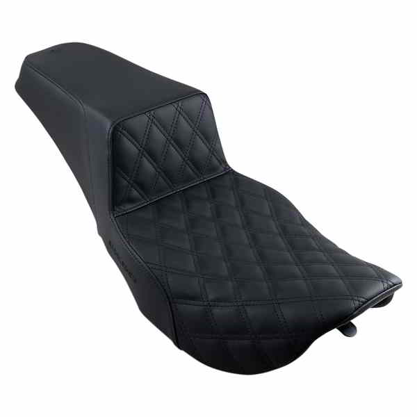 取寄せ ステップアップシート - フロントラティスステッチ サドルマン Step-Up Seat - Front Lattice Stitch - Black 897-06-172 08011096