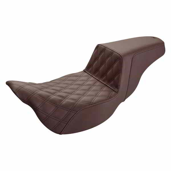 取寄せ 拡張リーチステップアップシート サドルマン Step-Up Seat - Extended Reach - Front Lattice Stitch - Brown - FL '08-'23 808-07B-172BREX 08011283