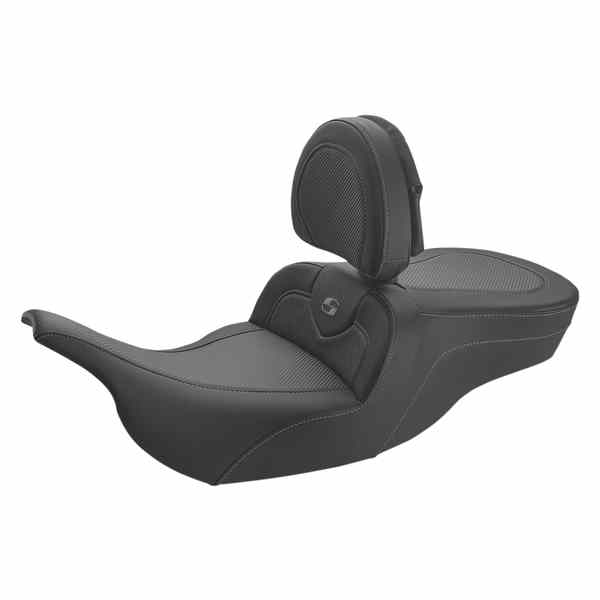 取寄せ Roadsofa?カーボンファイバーシート サドルマン Roadsofa? Carbon Fiber Seat - With Driver Backrest - Black 897-07-185BR 08011391