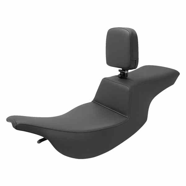 取寄せ ツアーステップアップシート サドルマン Tour Step-Up Seat - Rider Backrest - Plain - FL '97-'07 897-07-194BR 08011469