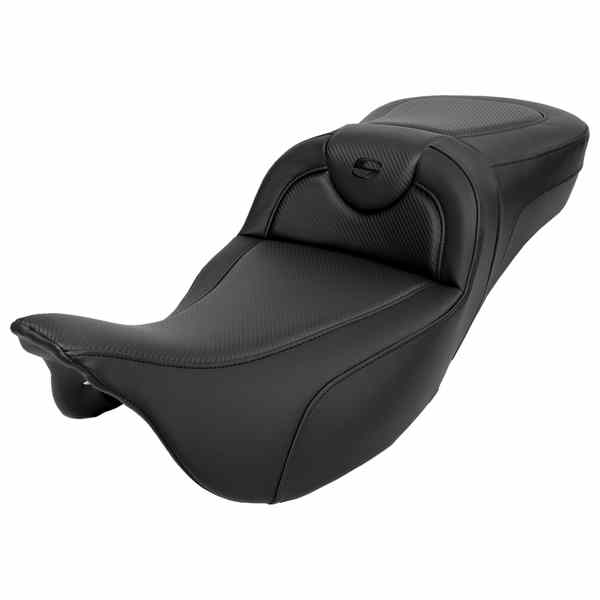 【並行輸入品】 サドルマン ロードソファ  エクステンデッドリーチシート - カーボンファイバー - ブラックステッチ - バックレストなし - FL 08-24 808-07B-18600 08011624