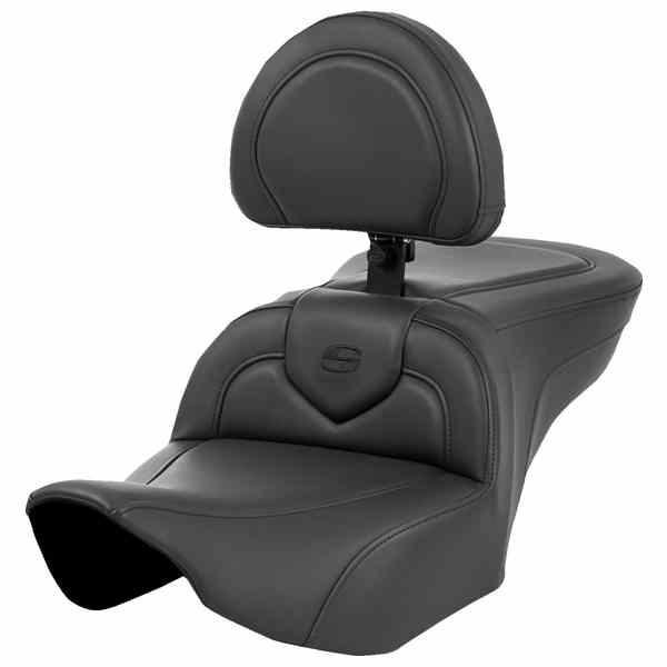 【並行輸入品】 サドルマン ロードソファ  シート - バックレスト付き - ブラックステッチ - FL 23-24 823-07-187BR 08011636