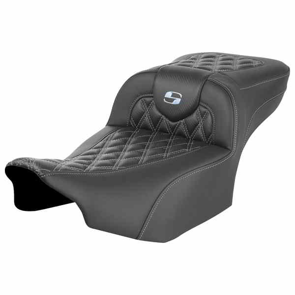 【並行輸入品】 サドルマン ロードソファ  エクステンデッドリーチシート - バックレストなし - ラティスステッチ - シルバーステッチ - FL/FX 23-24 823-07-20705 08011798