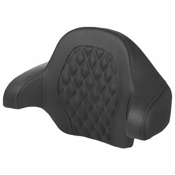 【並行輸入品】 サドルマン Tour-PakR バックレストパッド - ラティスステッチ - ダークグレーステッチ - FL 14-24 814-07-18402 08011810