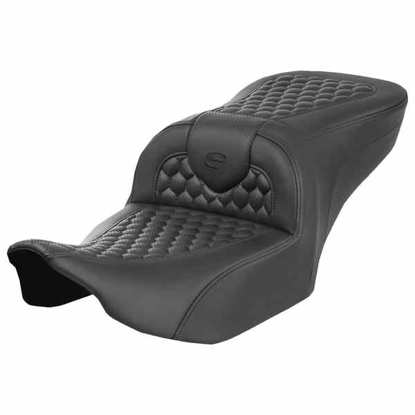 【並行輸入品】 サドルマン ヒーター付きロードソファ シート - ハニカムステッチ - バックレストなし - FLH/FLT 23-24 823-07-189A0 08012048