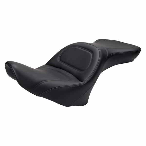 取寄せ Explorer?シート サドルマン Seat - Explorer? - Without Backrest - Stitched - Black - FLSTF '07-'17 806-12-0291 08020305