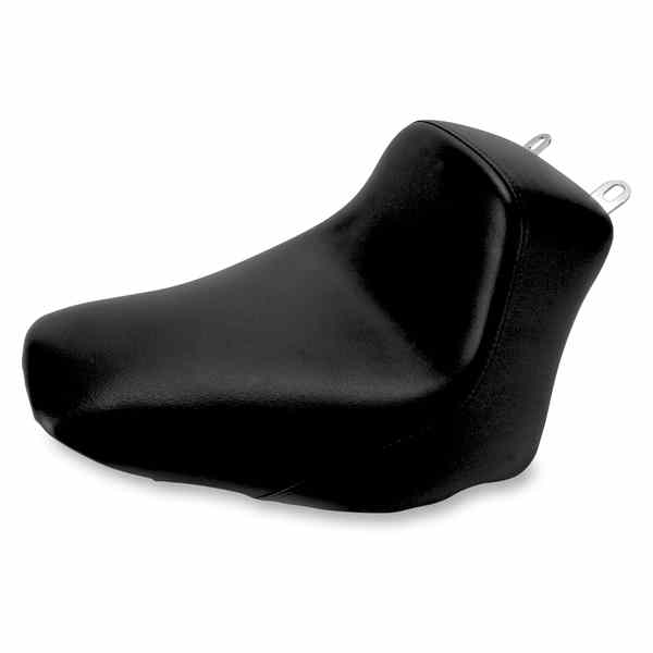 取寄せ ヒールズダウンソロシート - 背もたれなし - プレーン - ブラック - FLSTC サドルマン Heels Down Solo Seat - Without Backrest - Plain - Black - FLSTC 806-15-0021 08020598