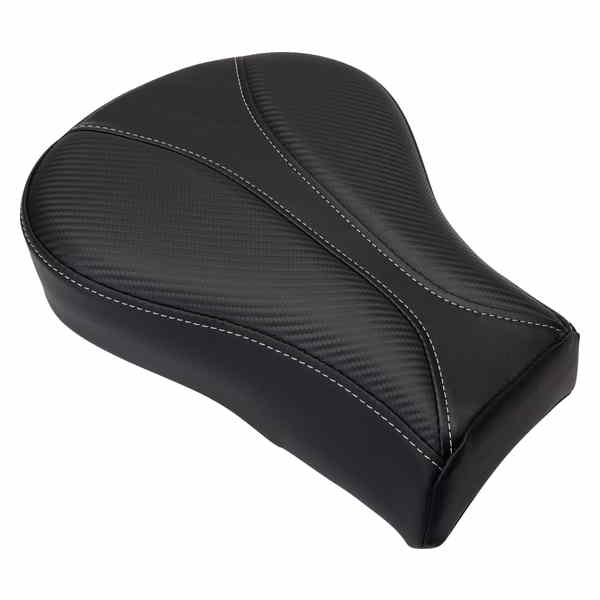 取寄せ ドミネーター ピリオンパッド - 標準リーチ - ブラック（グレーステッチ） - FL/FX 06-17 サドルマン Dominator Pillion Pad - Standard Reach - Black w/ Gray Stitching - FL/FX '06-'17 806-12-0162 08020800
