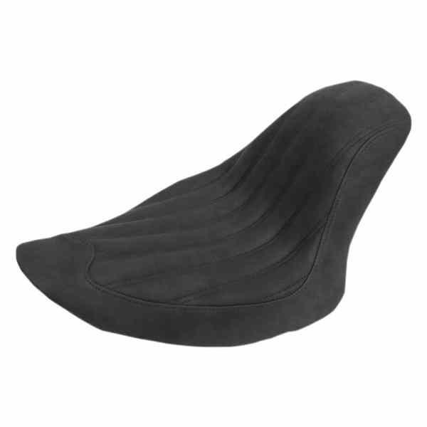 取寄せ ナックルソロシート - リブ付き - ブラック - FL/FX 06-17 サドルマン Knuckle Solo Seat - Ribbed - Black - FL/FX '06-'17 806-12-0023 08020824
