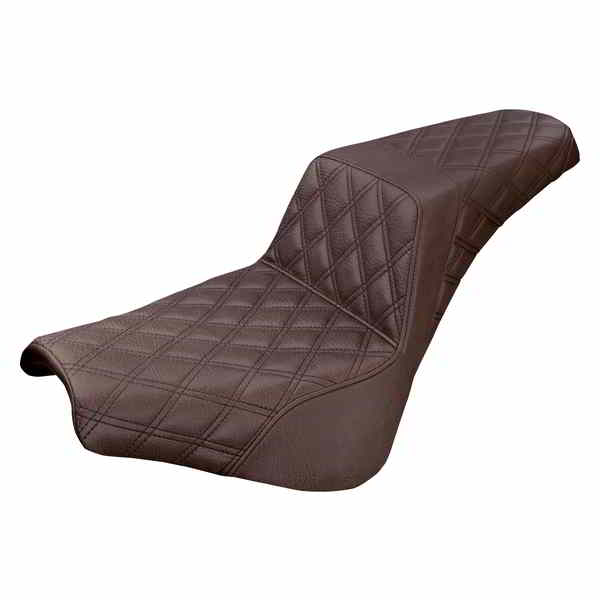 取寄せ ステップアップシート - フル格子ステッチ サドルマン Step-Up Seat - Full Lattice Stitch - Brown 818-30-175BR 08020960