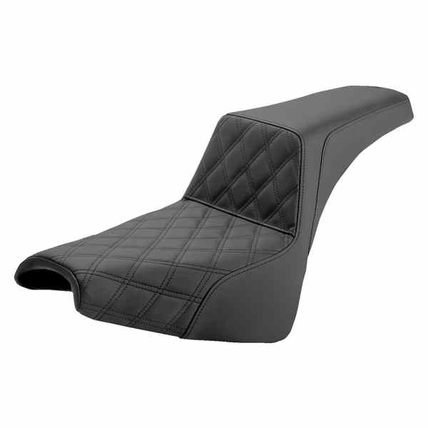 取寄せ ステップアップシート - フロントラティスステッチ サドルマン Step-Up Seat - Front Lattice Stitch - Black 818-30-172 08020962