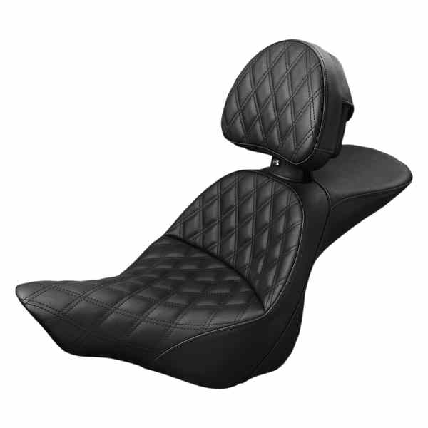 取寄せ エクスプローラー格子ステッチシート サドルマン Explorer Seat - Lattice Stitched - Backrest - FXSB 813-27-030LS 08020977