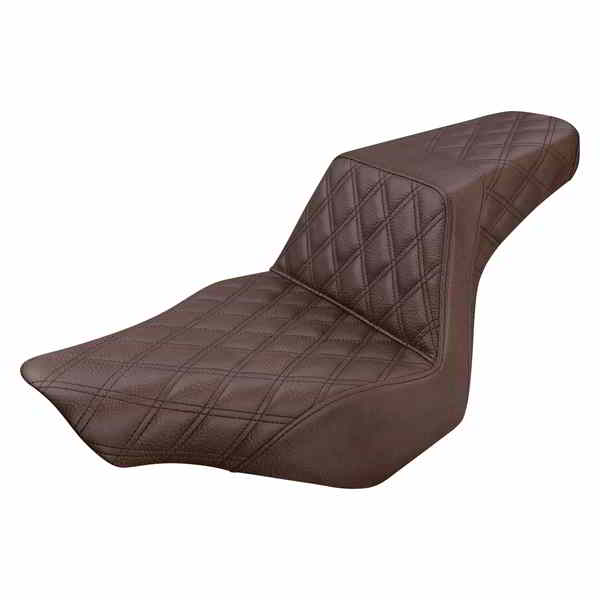 取寄せ ステップアップシート - フル格子ステッチ サドルマン Step-Up Seat - Full Lattice Stitch - Brown - FXSB 813-27-175BR 08020983