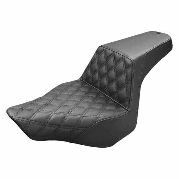 取寄せ ステップアップシート - フロントラティスステッチ サドルマン Step-Up Seat - Front Lattice Stitch - Black - FXSB 813-27-172 08020985