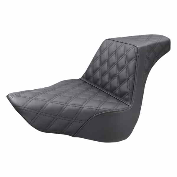 取寄せ ステップアップシート - フル格子ステッチ サドルマン Step-Up Seat - Full Lattice Stitch - Black - FL/FX '18-'23 818-27-175 08021015