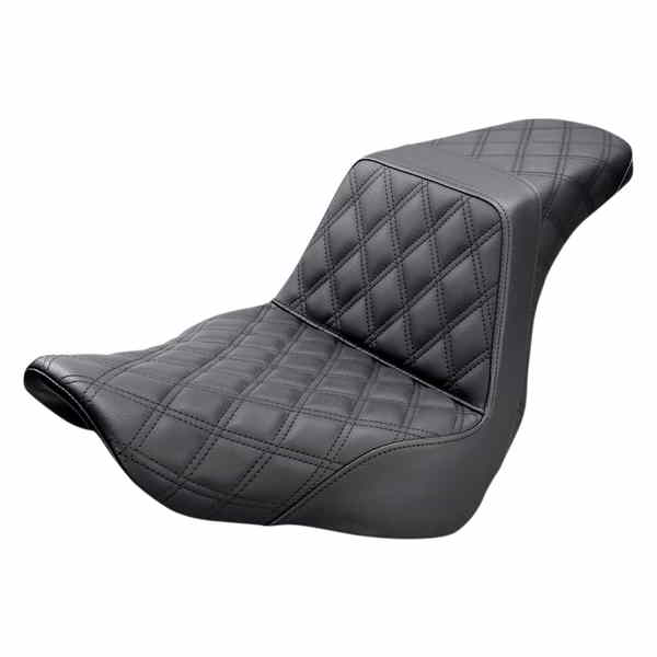 取寄せ ステップアップシート - フル格子ステッチ サドルマン Step-Up Seat - Full Lattice Stitch - Black 818-29-175 08021040