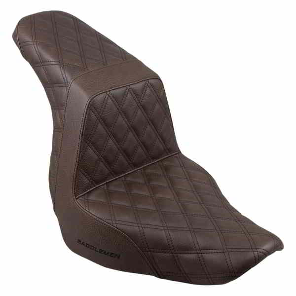 取寄せ ステップアップシート - フル格子ステッチ サドルマン Step-Up Seat - Full Lattice Stitch - Brown 818-29-175BR 08021041