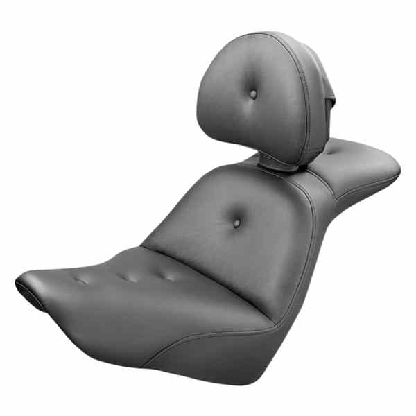 取寄せ Explorer?ロードソファシート サドルマン Explorer RoadSofa? Seat - with Backrest - FL/FX '18-'23 818-29-030RS 08021050