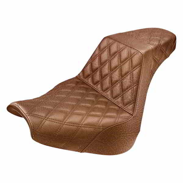 取寄せ ステップアップシート - フル格子ステッチ サドルマン Step-Up Seat - Full Lattice Stitch - Brown - FXBR/S '18-'20 818-31-175BR 08021167