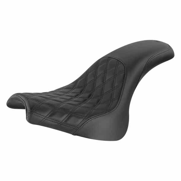 取寄せ Profiler?格子ステッチシート サドルマン Profiler Seat - Front Lattice/Rear Smooth - Black - FXFB/S 818-28-149 08021286