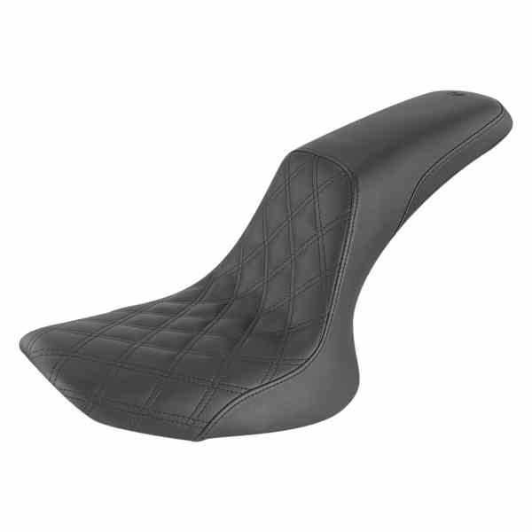 取寄せ Profiler?格子ステッチシート サドルマン Profiler Seat - Front Lattice/Rear Smooth - Black - FXST/FLST '84-'99 884-01-149 08021295