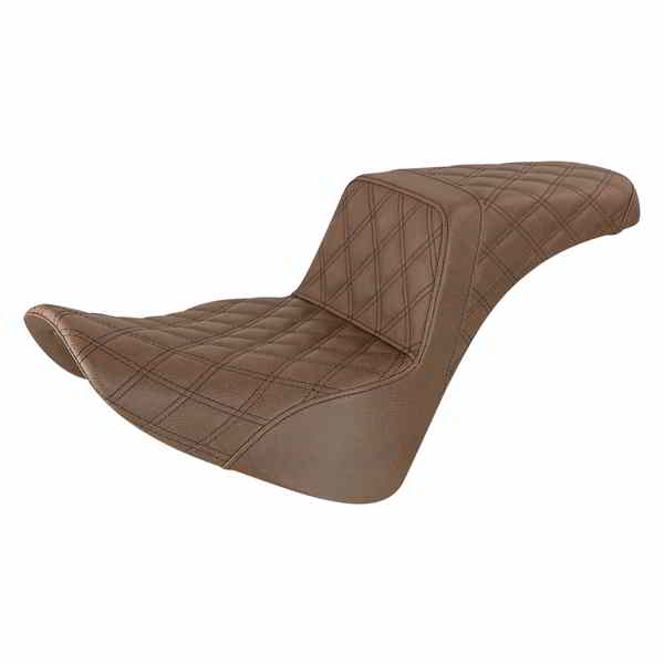 取寄せ ステップアップシート - フル格子ステッチ サドルマン Step-Up Seat - Full Lattice Stitch - Brown 818-33-175BR 08021405