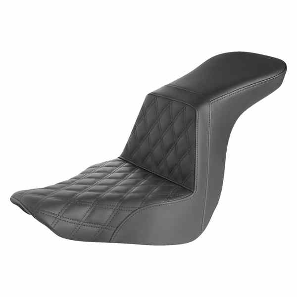 取寄せ ステップアップシート - フロントラティスステッチ サドルマン Step-Up Seat - Front Lattice Stitch - Black 818-29-192 08021461