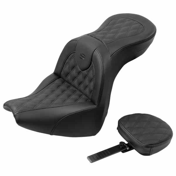 【並行輸入品】 サドルマン ロードソファ  シート - バックレスト付き - ラティスステッチ - FXBR/S 18-20 818-31-182BR 08021623