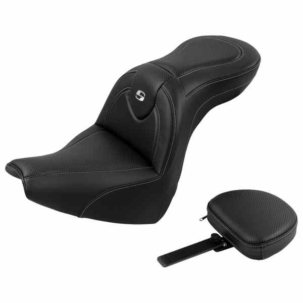 【並行輸入品】 サドルマン ロードソファ  シート - バックレスト付き - カーボンファイバー - FXBR/S 18-20 818-31-185BR 08021625