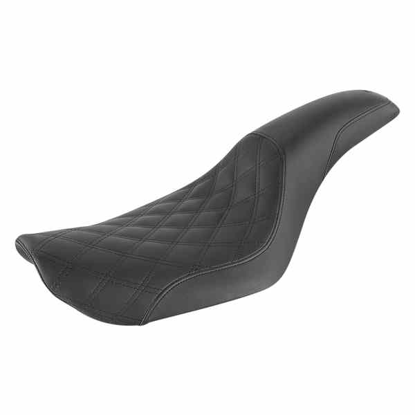 取寄せ Profiler?格子ステッチシート サドルマン Profiler Seat - Front Lattice/Rear Smooth - Black - FXD '96-'03 896-04-149 08030635