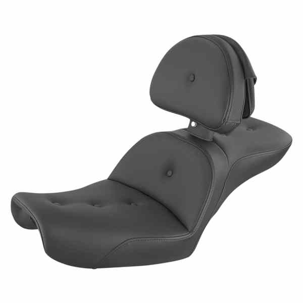 取寄せ Explorer?ロードソファシート サドルマン Explorer RoadSofa? Seat - with Backrest - FXD '96-'03 896-04-030RS 08030683