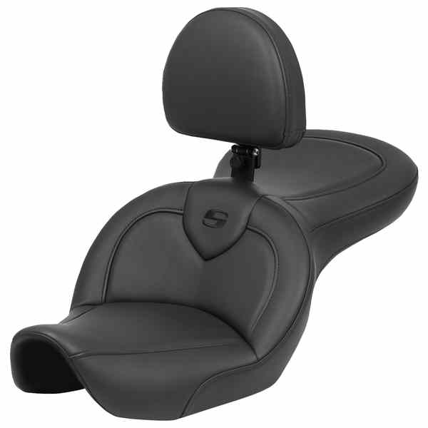 【並行輸入品】 サドルマン ロードソファ  シート - バックレスト付き - ブラック - FXDWG 96-23 896-05-187BR 08030726