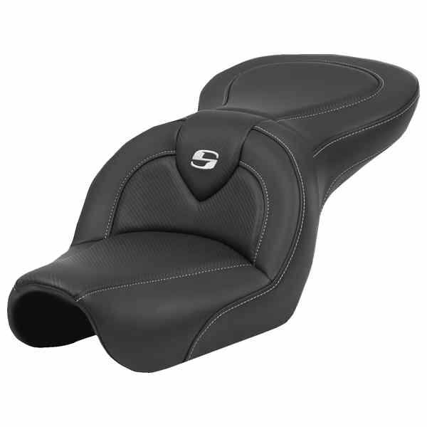 【並行輸入品】 サドルマン ロードソファ  シート - カーボンファイバー - ブラックステッチ - バックレストなし - FL 04-05 804-04-185 08030732