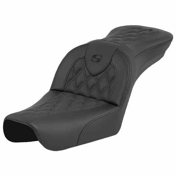 【並行輸入品】 サドルマン ロードソファ  シート - ラティスステッチ - 運転席バックレストなし - FXDWG 04-05 804-05-182 08030748