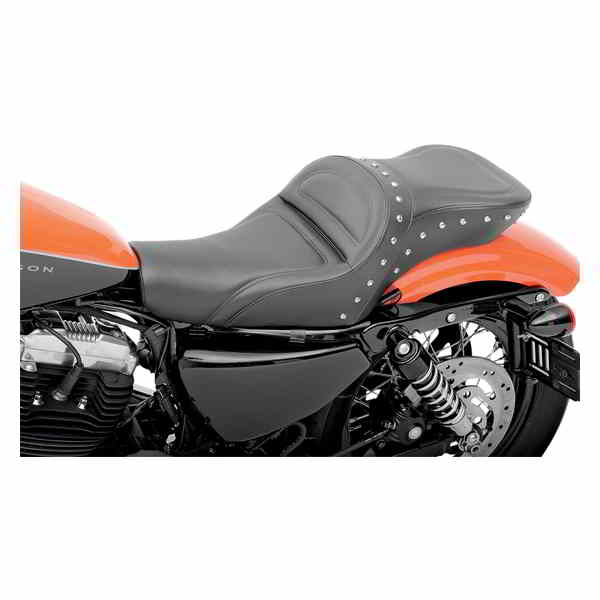 取寄せ Explorer Special Seat - 背もたれなし サドルマン Explorer Special Seat - XL '04+ - 3.3 Gallon Tank 807-11-039 08040316