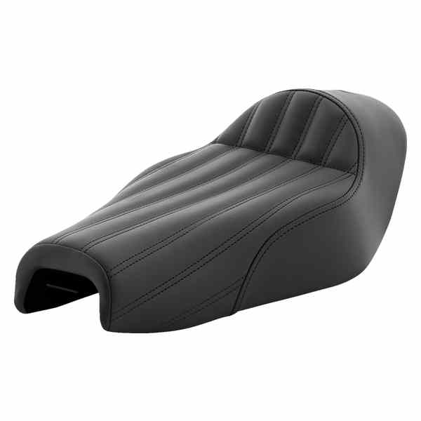 取寄せ ナックルソロシート - リブ付き - ブラック - XL 04-20 サドルマン Knuckle Solo Seat - Ribbed - Black - XL '04-'20 807-03-0023 08040508