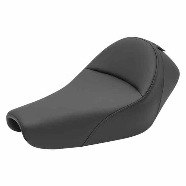 取寄せ ソロシートのかかと サドルマン Heels Down Solo Seat - With Backrest - Plain - Black 807-11-0041 08040639