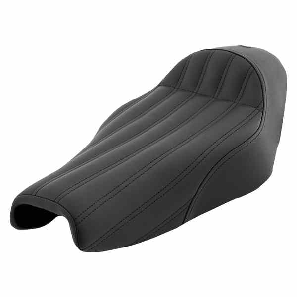 取寄せ ナックルソロシート - リブ付き - ブラック - XL 04-20 サドルマン Knuckle Solo Seat - Ribbed - Black - XL '04-'20 807-11-0023 08040646