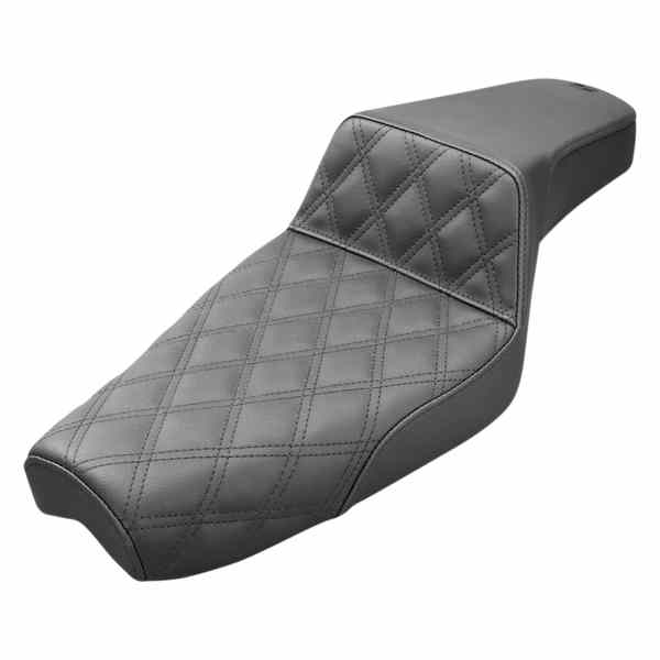 取寄せ ステップアップシート - フロントラティスステッチ サドルマン Step-Up Seat - Front Lattice Stitch - Black - XL 807-03-172 08040650