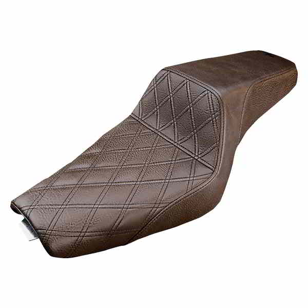 取寄せ ステップアップシート - フロントラティスステッチ サドルマン Step-Up Seat - Front Lattice Stitch - Brown - XL 807-11-172BR 08040686