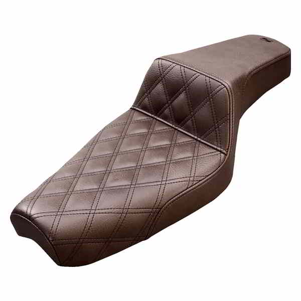 取寄せ ステップアップシート - フロントラティスステッチ サドルマン Step-Up Seat - Front Lattice Stitch - Brown - XL 879-03-172BR 08040714