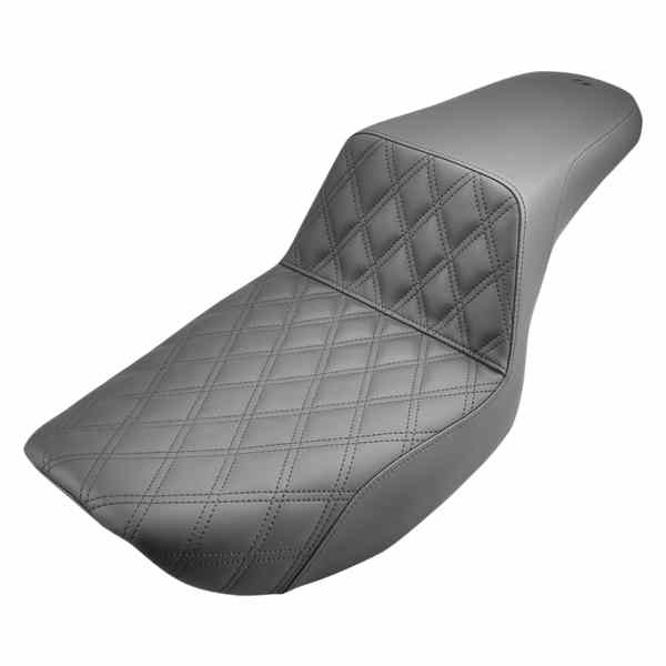 取寄せ ステップアップシート - フロントラティスステッチ サドルマン Step-Up Seat - Front Lattice Stitch - Black - FXR 882-09-172 08050110