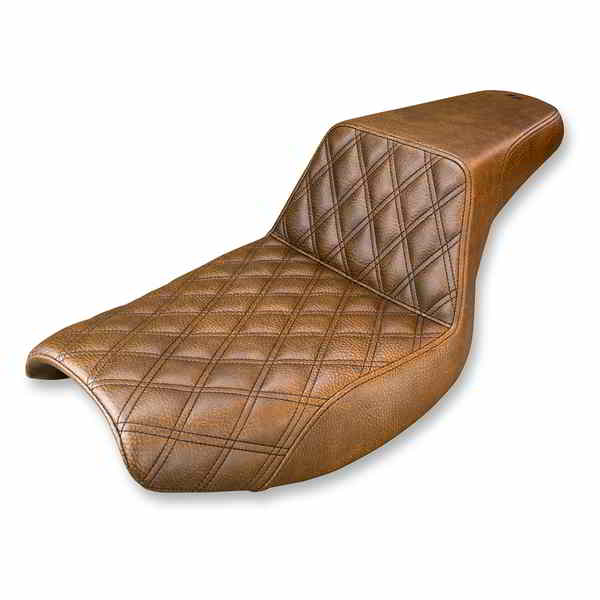 取寄せ ステップアップシート - フロントラティスステッチ サドルマン Step-Up Seat - Front Lattice Stitch - Brown - FXR 882-09-172BR 08050125