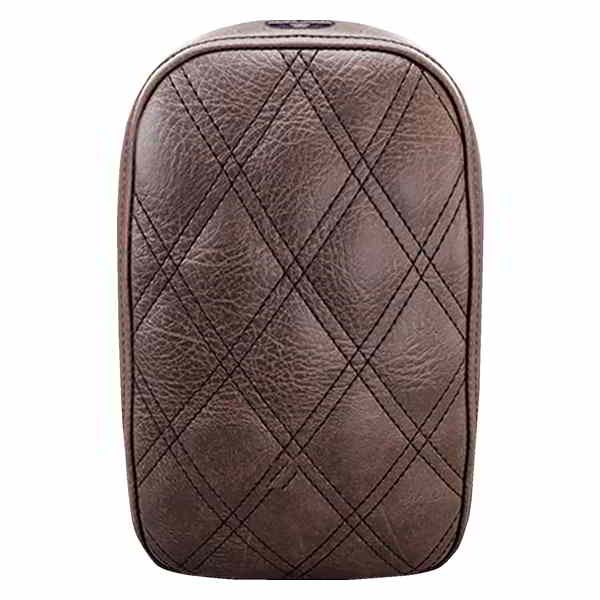 取寄せ 取り外し可能なパッセンジャーパッド - ラティスステッチ - ブラウン サドルマン Detachable Pillion Pad - Lattice Stitched - Brown SA1025 08070197