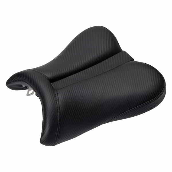 取寄せ Gel Channel トラックカーボンファイバースポーツシート - ブラック - GSXR 600/750 サドルマン Gel Channel? Track Carbon Fiber Sport Seat - Black - GSXR 600/750 0810-S019 08101014